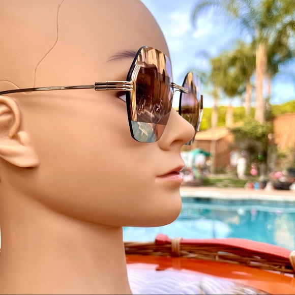New, ETRO Metal Frame Sunglasses - Picture 9 of 15